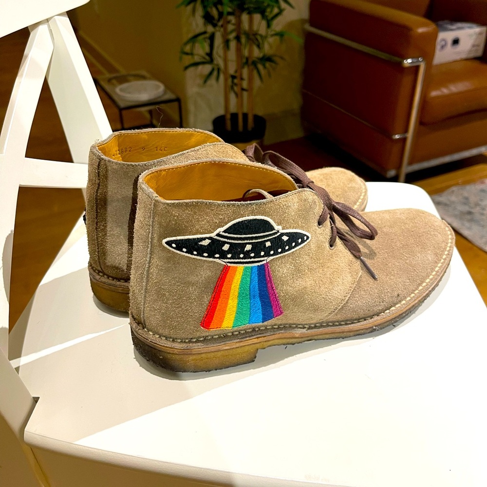 Gucci Moreau Dragon/UFO Chukka Boots Mens Size 9 - Picture 2 of 6